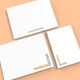 Modern Corner Flat Note Card Collection Image 1 of 3